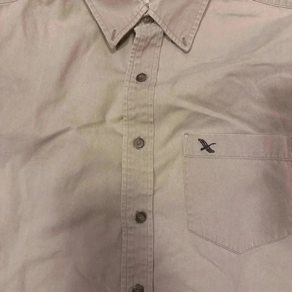 Eddie Bauer Men’s Button Up Size Medium Polo Long Sleeve - Picture 6 of 7